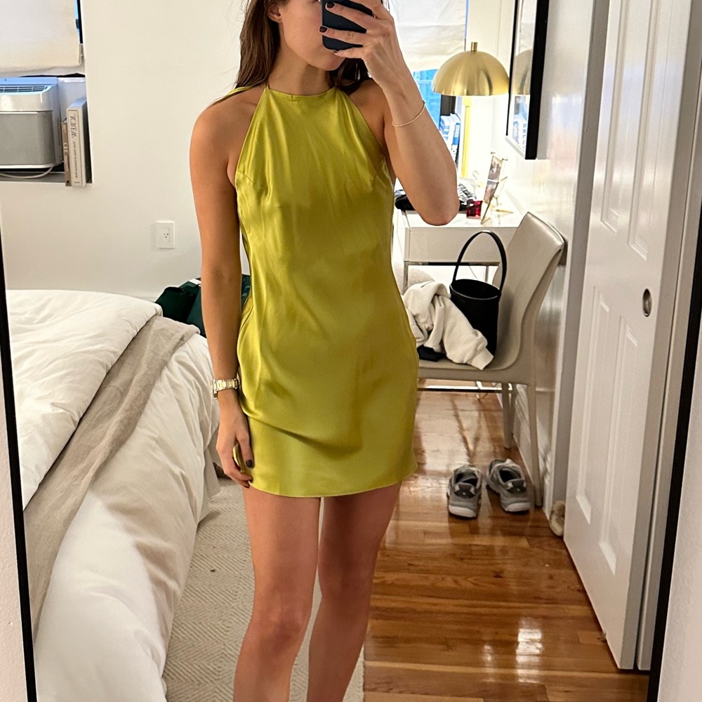 Reformation Jennis Silk Dress